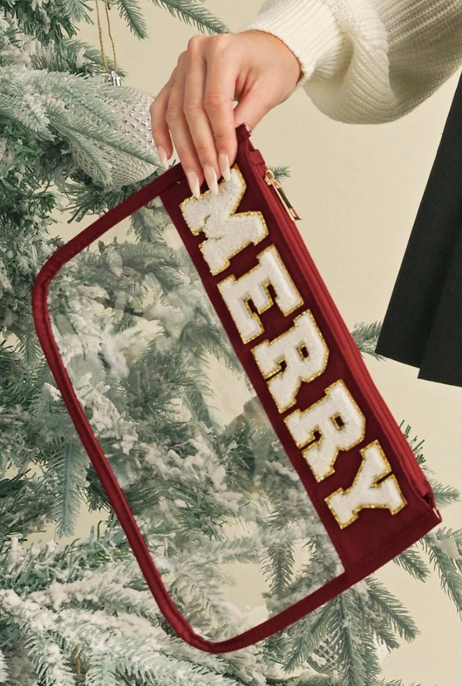 ‘MERRY' Clear Bag