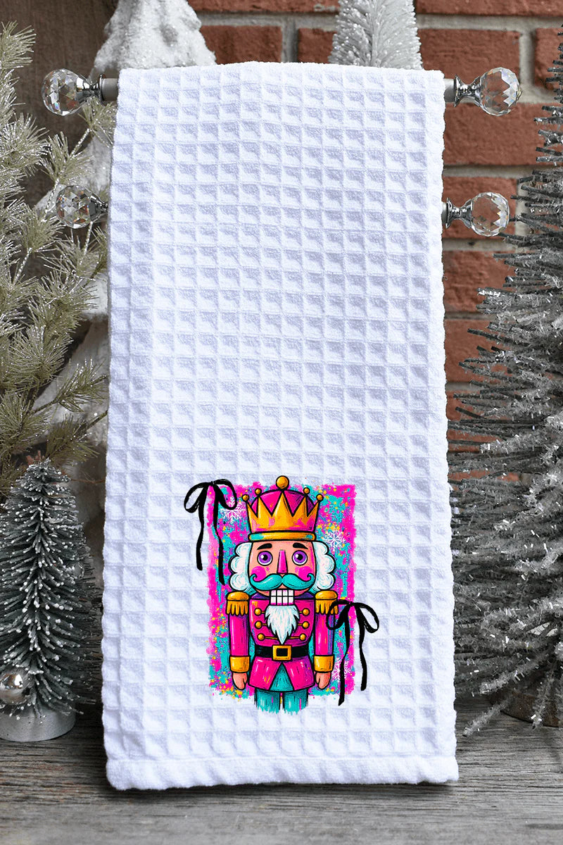 Nutcracker Waffle Kitchen Towel